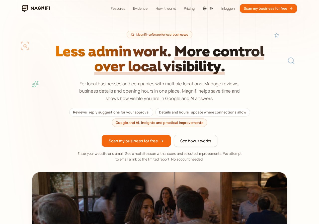 Magnifi interface