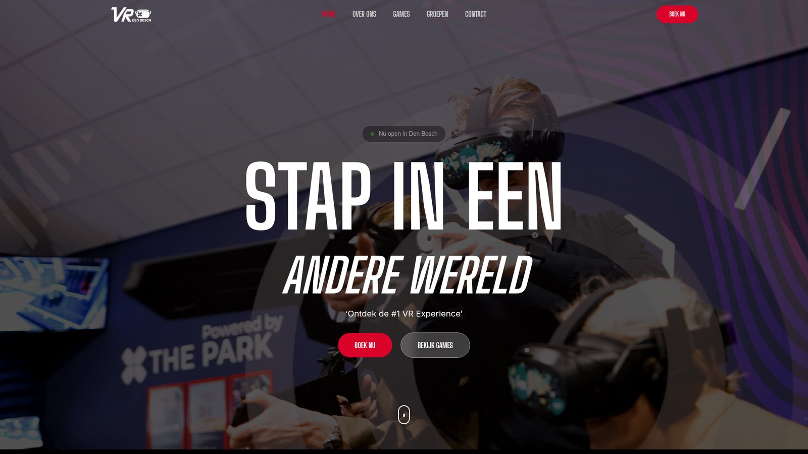 Screenshot van de website vr-denbosch.nl